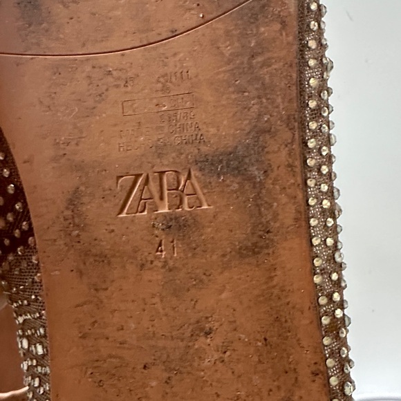 Zara Rhinestone Ballet Flats - Picture 3 of 4